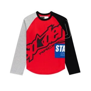 Red Long Sleeve Men's Tee